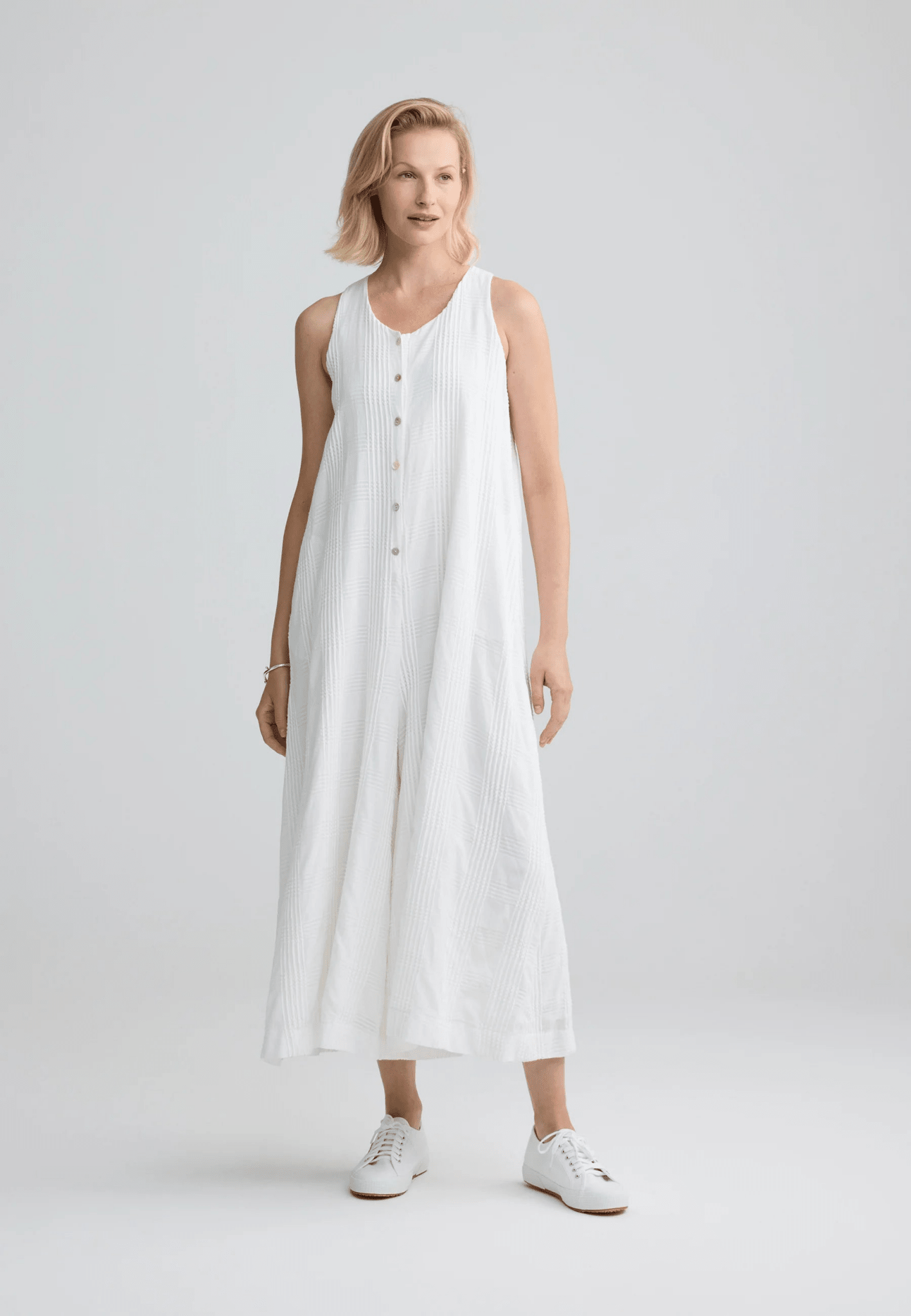 LuukaaLuukaa Isola Woven dressDressesEcru - Blue Water Clothing