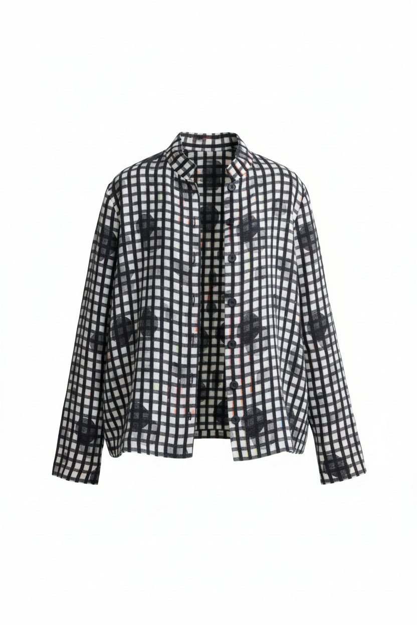 LuukaaLuukaa Mireya Woven ShirtTopsBlack - Blue Water Clothing