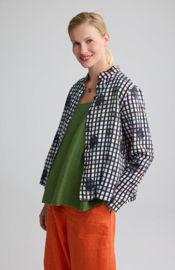 LuukaaLuukaa Mireya Woven ShirtTopsBlack - Blue Water Clothing