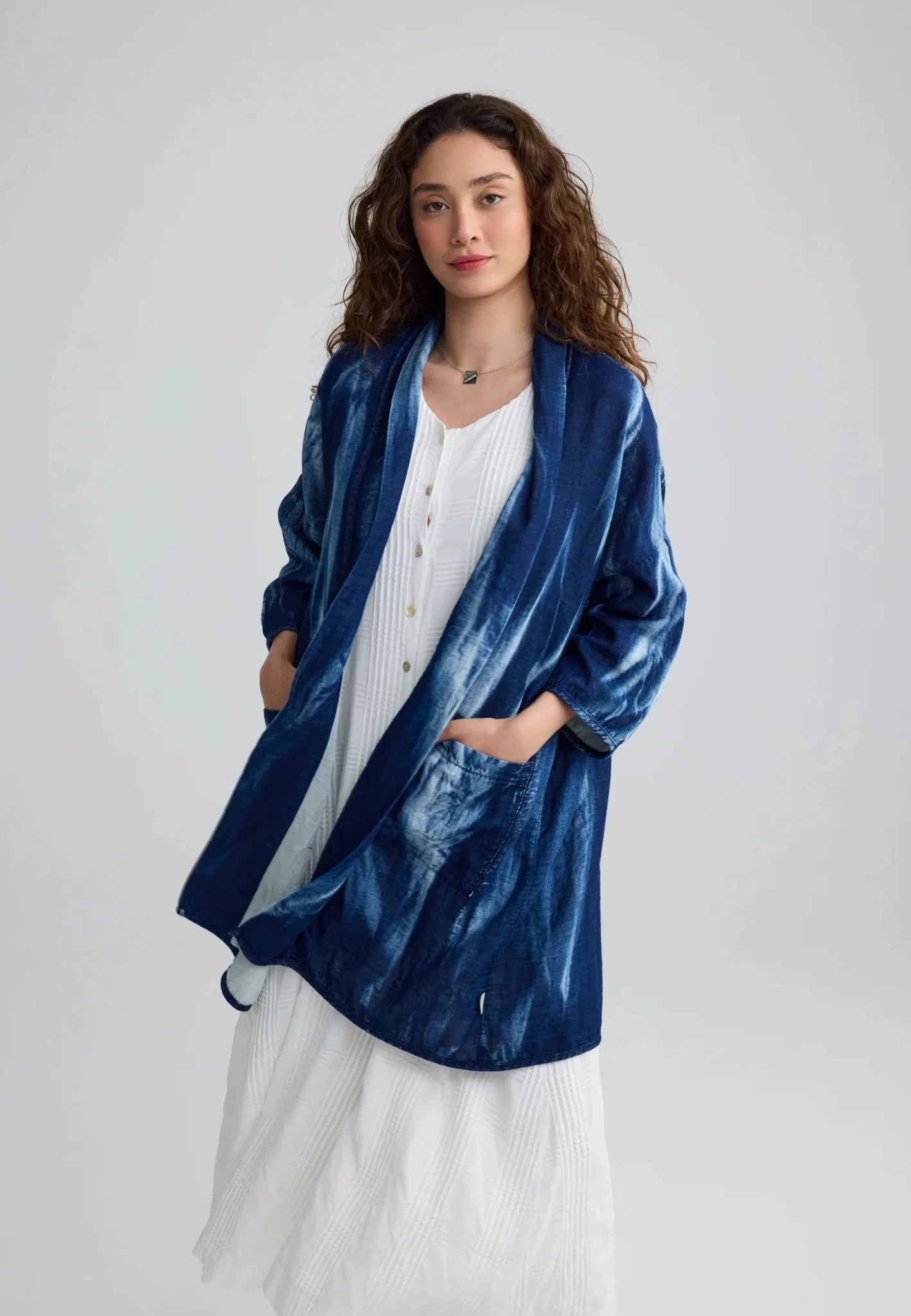 LuukaaLuukaa Monroe Woven JacketCoats & JacketsCandy Sky - Blue Water Clothing
