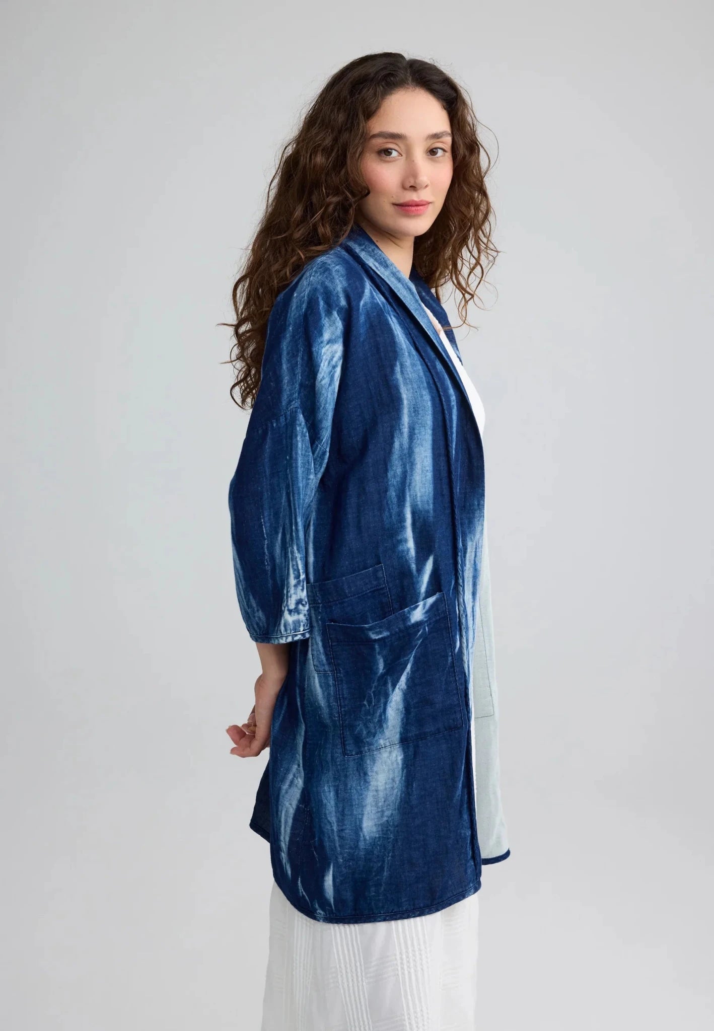LuukaaLuukaa Monroe Woven JacketCoats & JacketsCandy Sky - Blue Water Clothing
