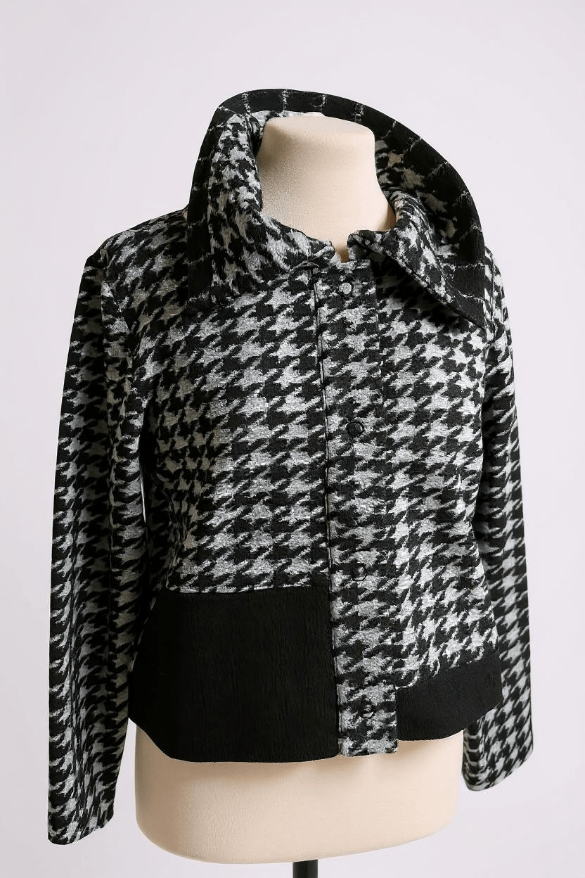 LuukaaLuukaa Novaea Knitted Jacket Monochrome BlackCoats & JacketsMonochrome Black - Blue Water Clothing