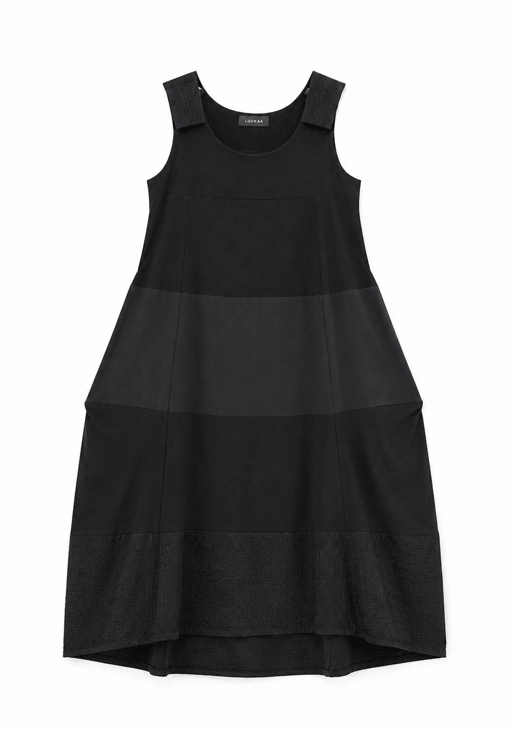 LuukaaLuukaa Pinafore Dress BlackDressBlack - Blue Water Clothing