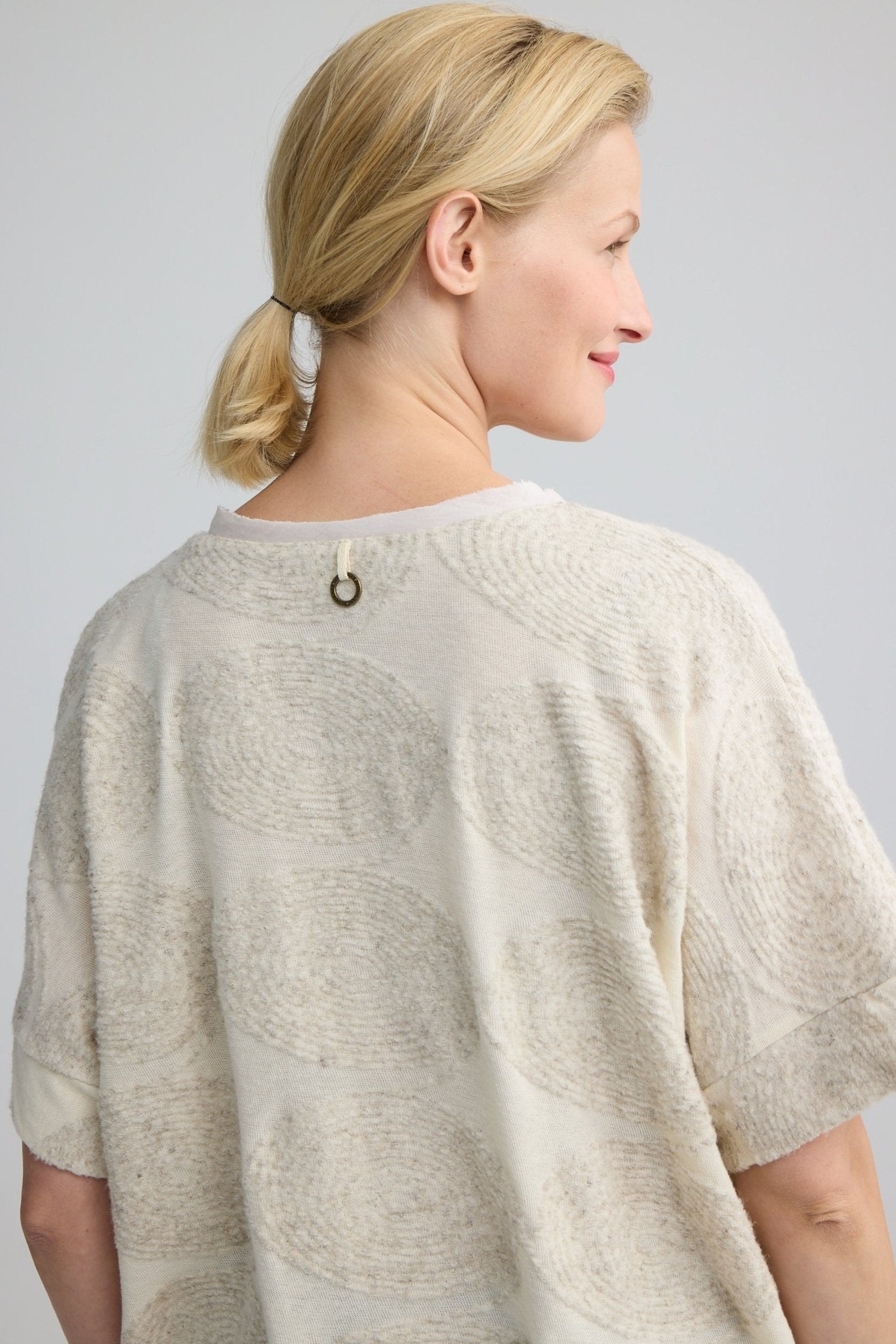 LuukaaLuukaa Riley Knitted blouseTopsNature - Blue Water Clothing