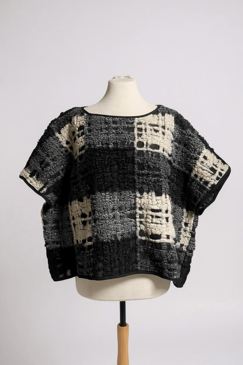 LuukaaLuukaa Seraphine Wool Woven BlouseTopsFoggy - Blue Water Clothing