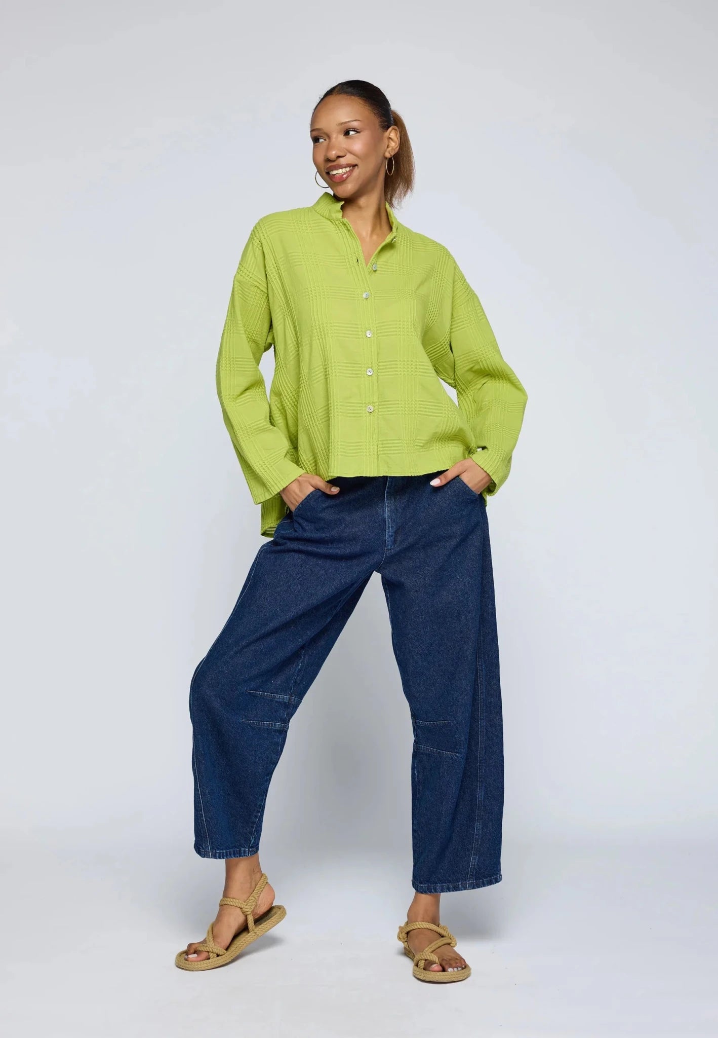 LuukaaLuukaa Serina Woven ShirtTopsLima - Blue Water Clothing