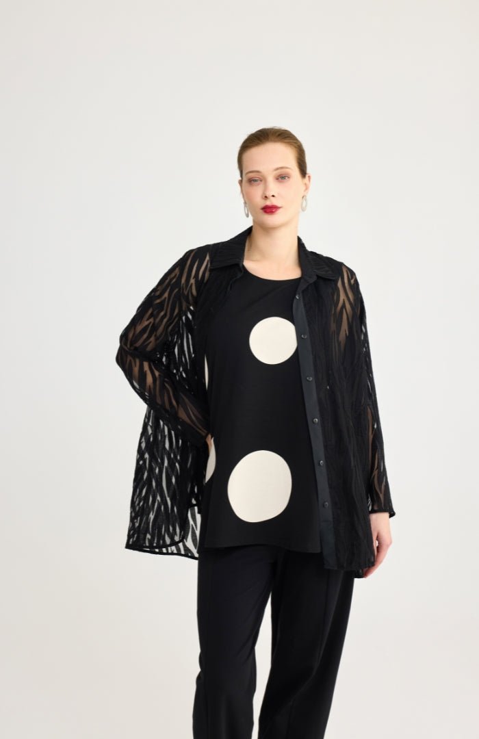 LuukaaLuukaa Solvieg Woven ShirtShirtBlack - Blue Water Clothing
