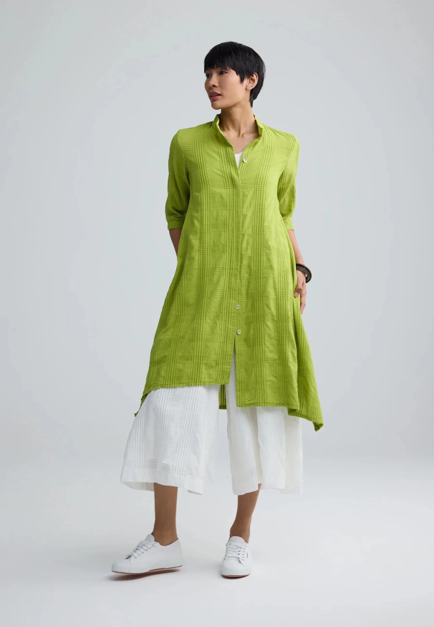 LuukaaLuukaa Vela Woven Shirt DressDressesLima - Blue Water Clothing