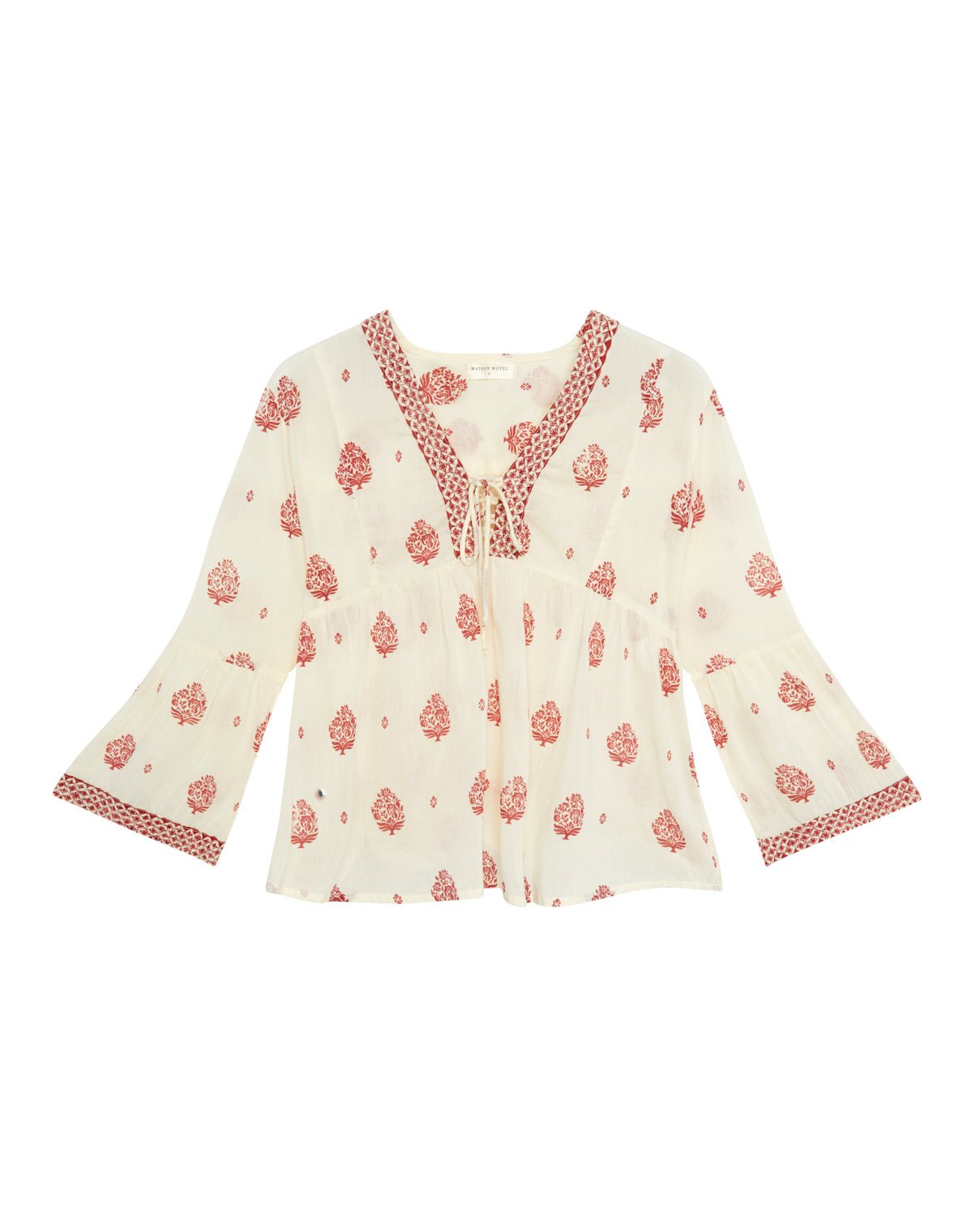 Maison HotelMaison Hotel Delphine BlouseClothingPanna - Blue Water Clothing