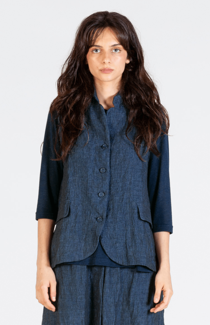 Mama b Kimchi A Gilet - Blue Water Clothing