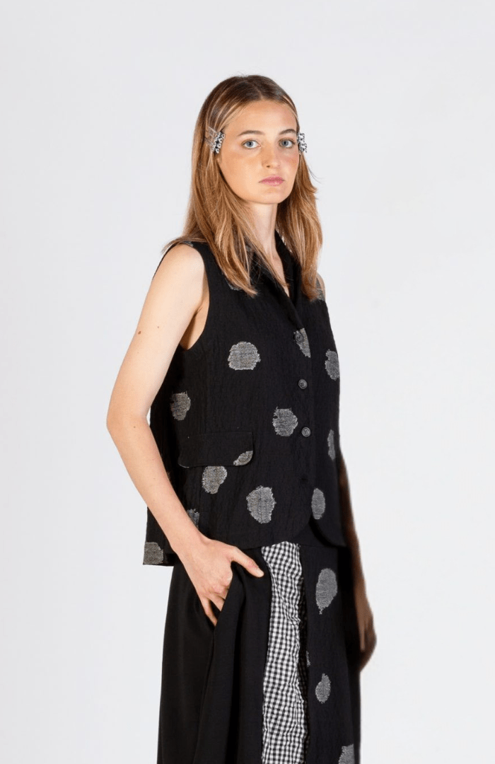 Mama b Kimchi S Gilet Nero - Blue Water Clothing