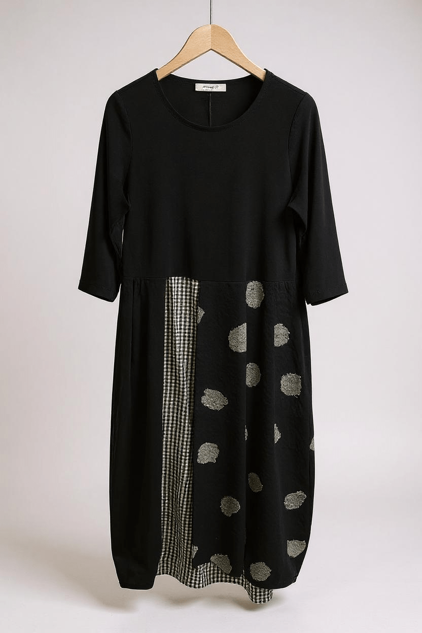 Mama b Mosso Dress Nero - Blue Water Clothing