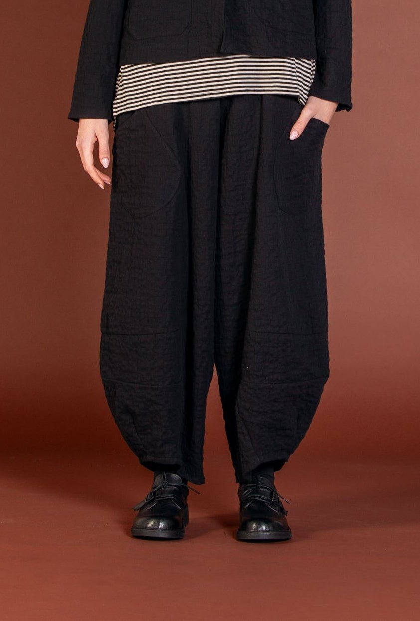 Mama bMama b Pace SU Plain Pants NeroBottomsNero - Blue Water Clothing