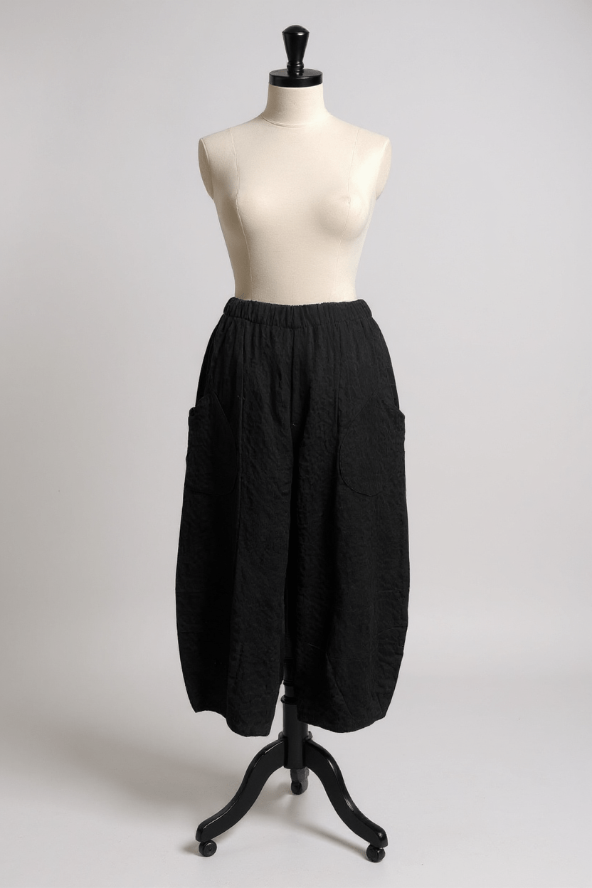 Mama bMama b Pace SU Plain Pants NeroBottomsNero - Blue Water Clothing