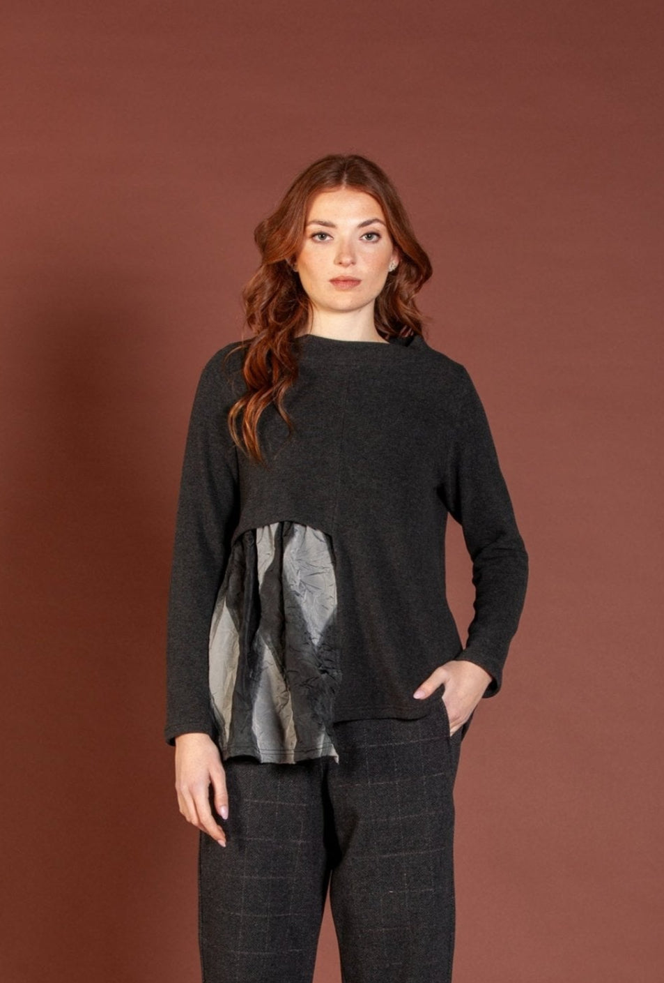 Mama bMama b Secco Jumper AntraciteTopsAntracite - Blue Water Clothing