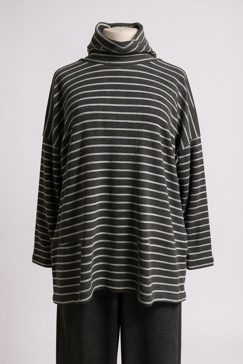 Mama bMama b Zita Jumper Riga AntraciteTopsRiga Anracite 33860 - Blue Water Clothing