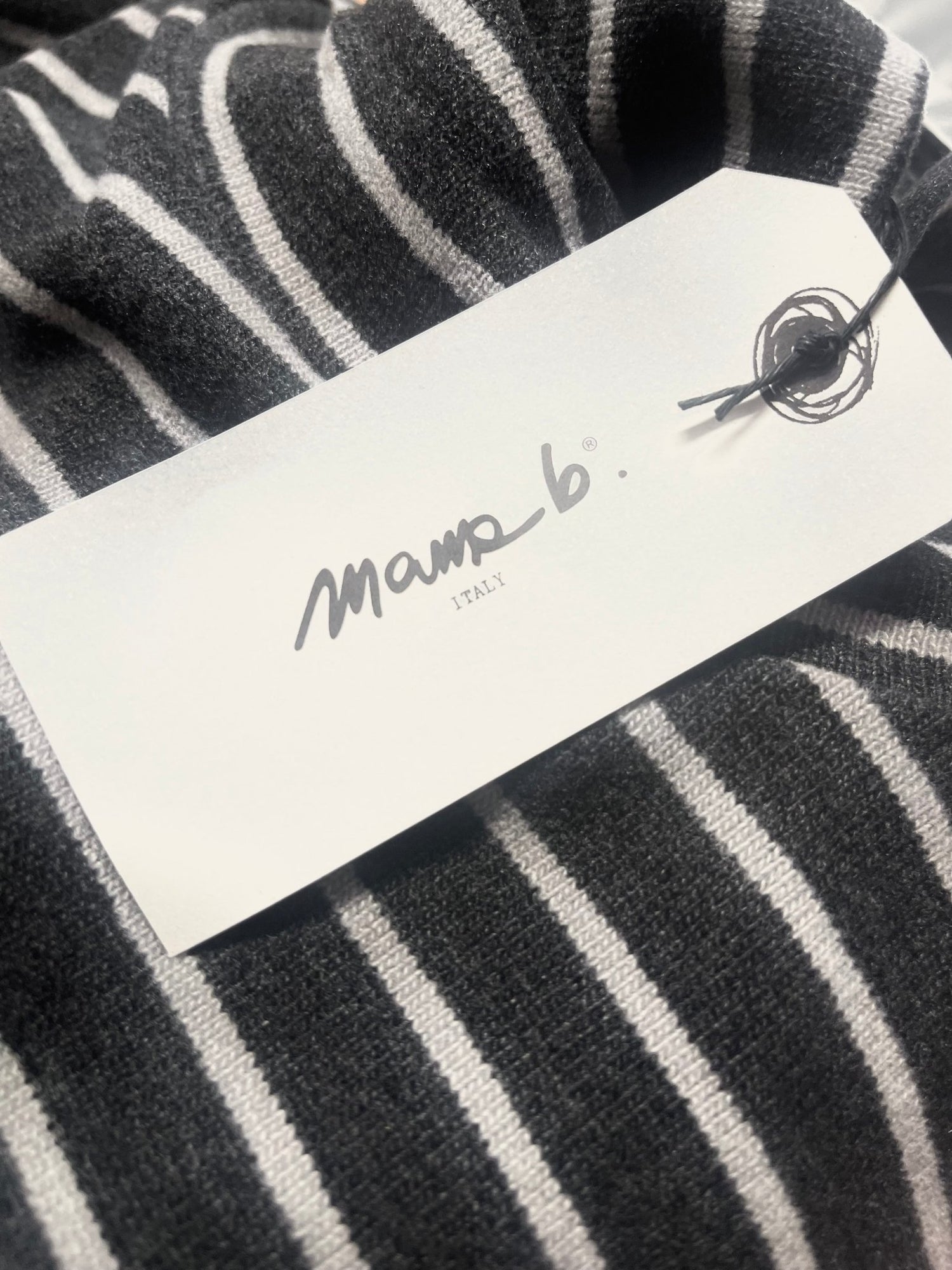 Mama bMama b Zita Jumper Riga AntraciteTopsRiga Anracite 33860 - Blue Water Clothing