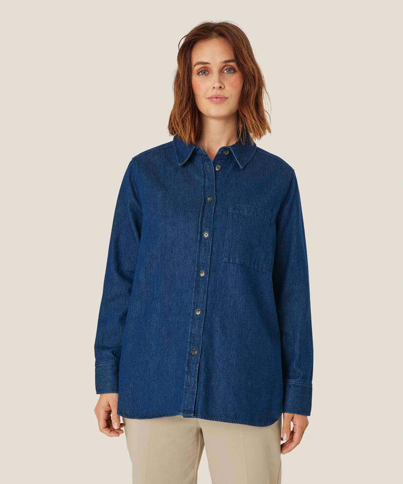 MasaiMasai Indiba Denim ShirtShirtsDark Denim - Blue Water Clothing