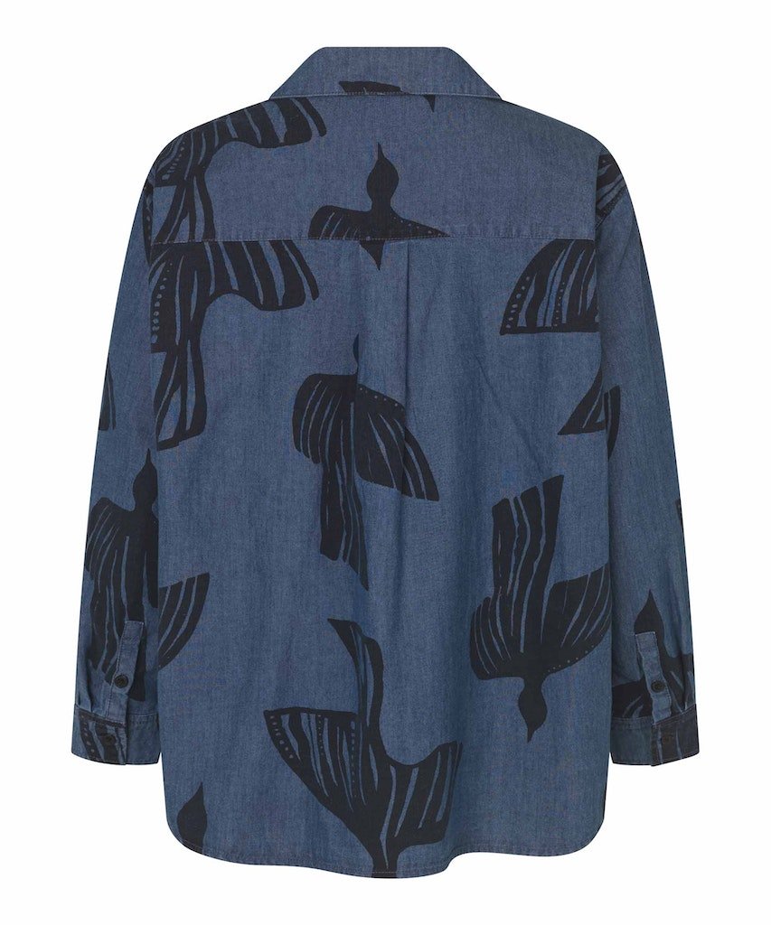 MasaiMasai Ireba Dark Denim ShirtShirts & BlousesDark Denim - Blue Water Clothing