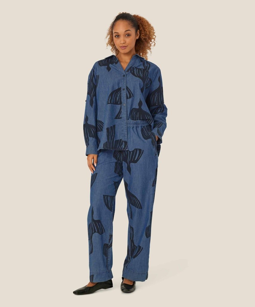 MasaiMasai Ireba Dark Denim ShirtShirts & BlousesDark Denim - Blue Water Clothing