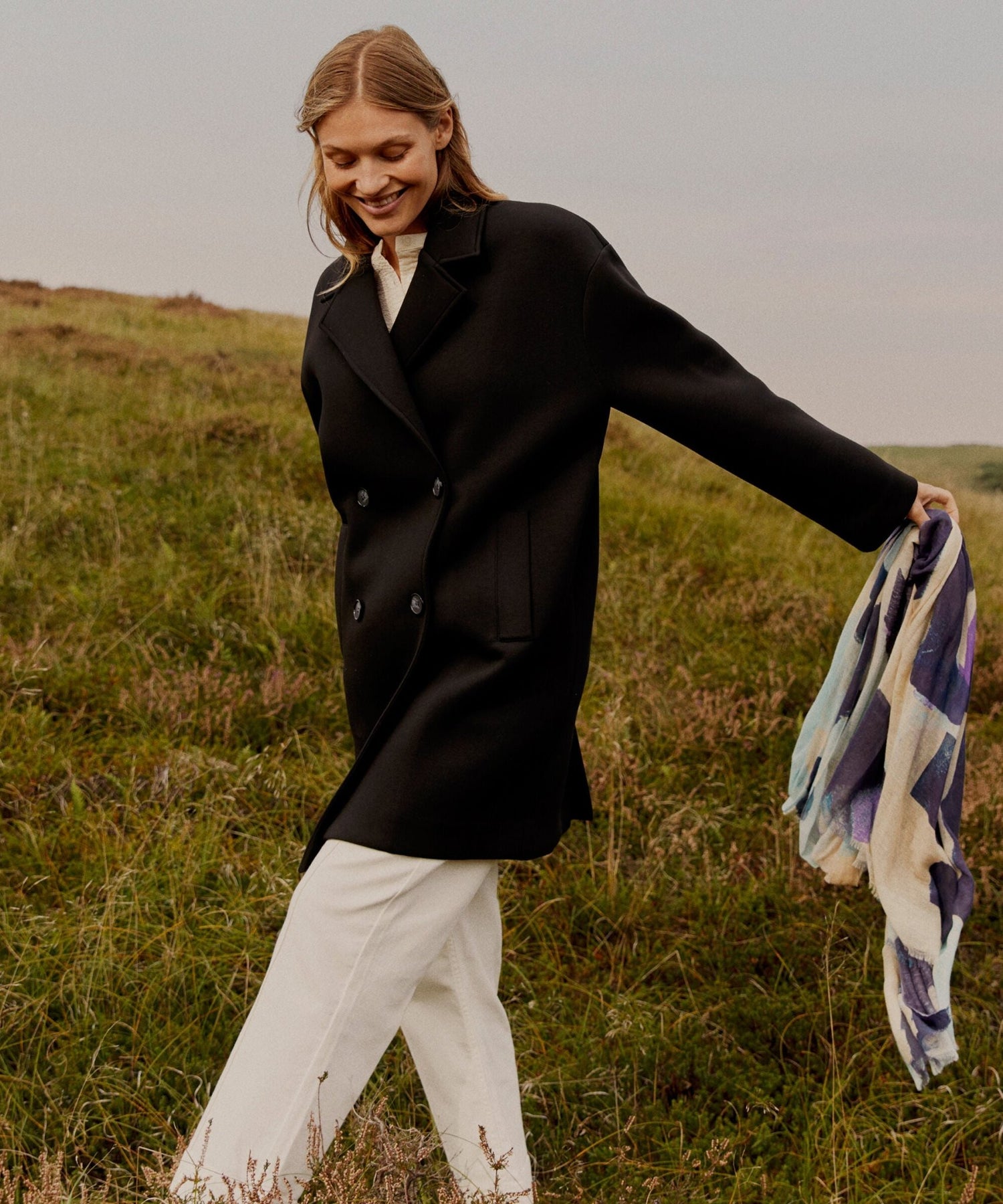 MasaiMasai Matyni Double Breasted CoatClothingBlack - Blue Water Clothing