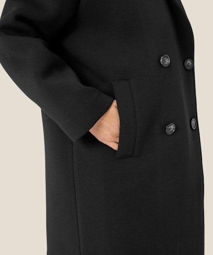 MasaiMasai Matyni Double Breasted CoatClothingBlack - Blue Water Clothing