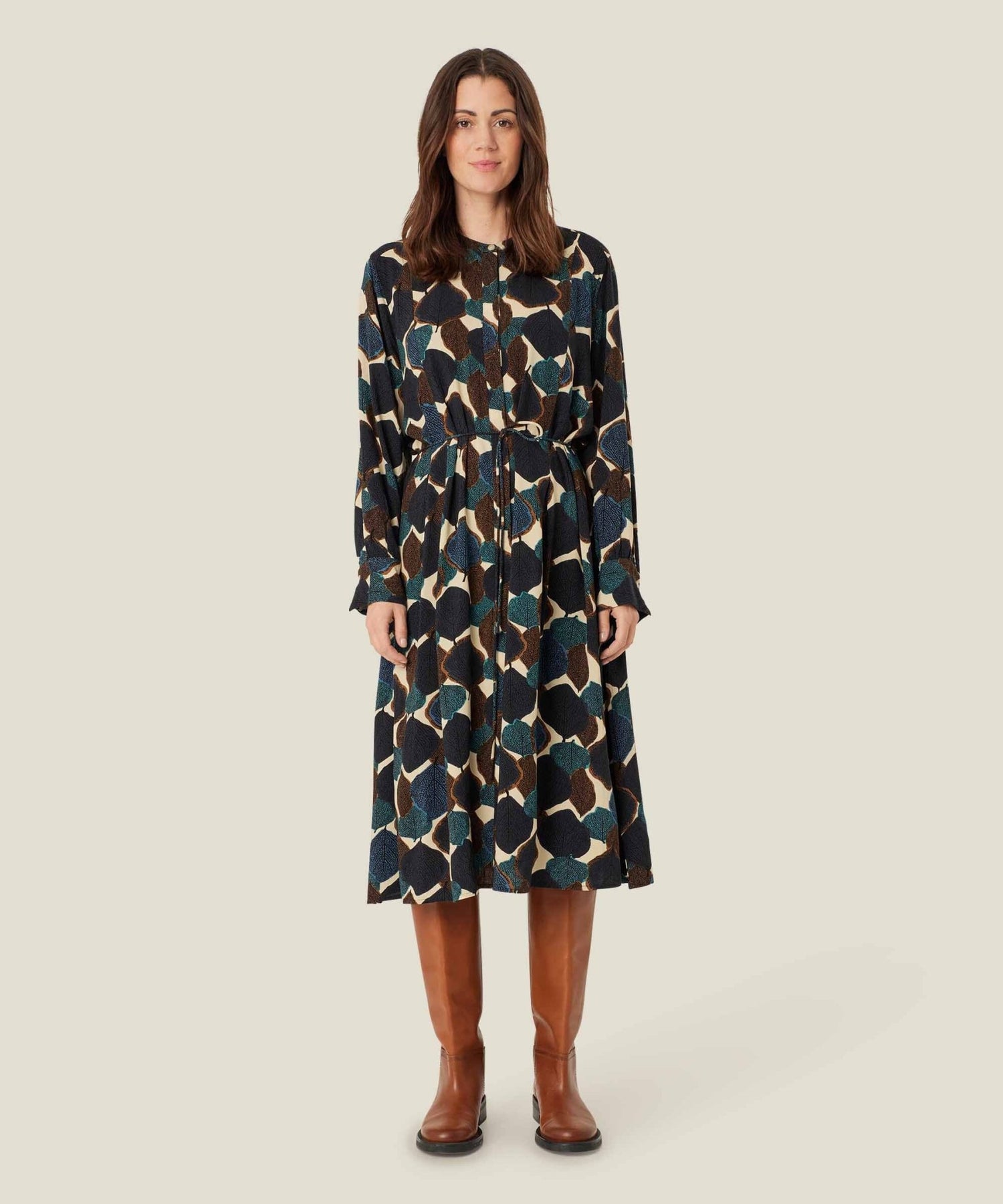MasaiMasai Neile Printed DressClothingChipmunk - Blue Water Clothing