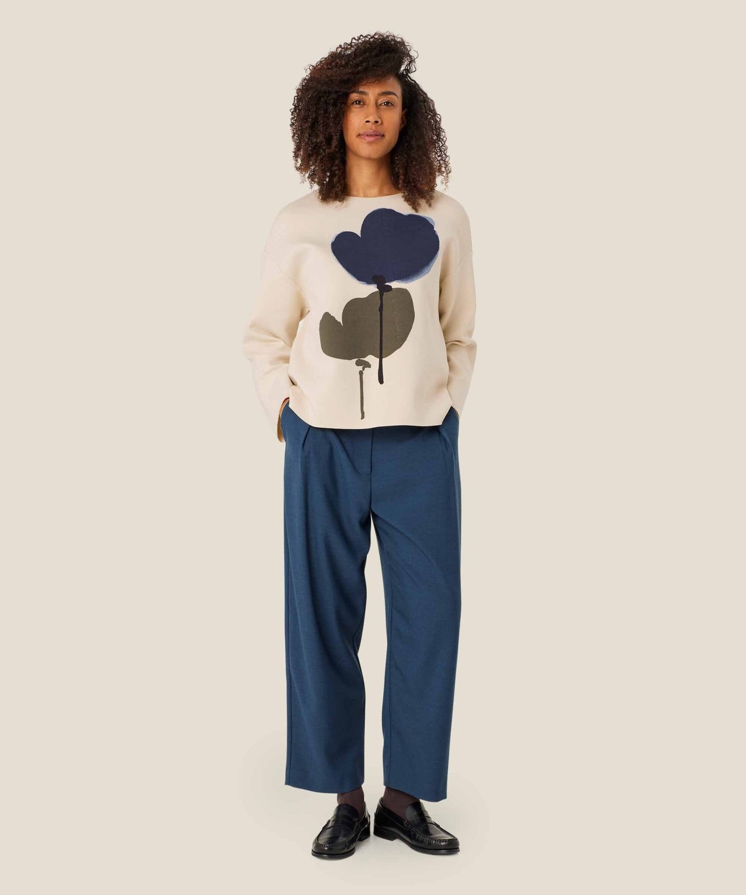 MasaiMasai Philadelphia Pleated TrouserClothingMoonlit Ocean - Blue Water Clothing