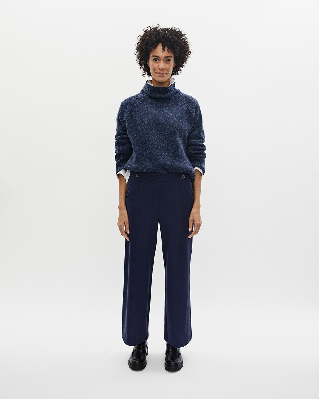 MasaiMasai MaFaenoria Loose Wool SweaterTopsNavy Blazer - Blue Water Clothing