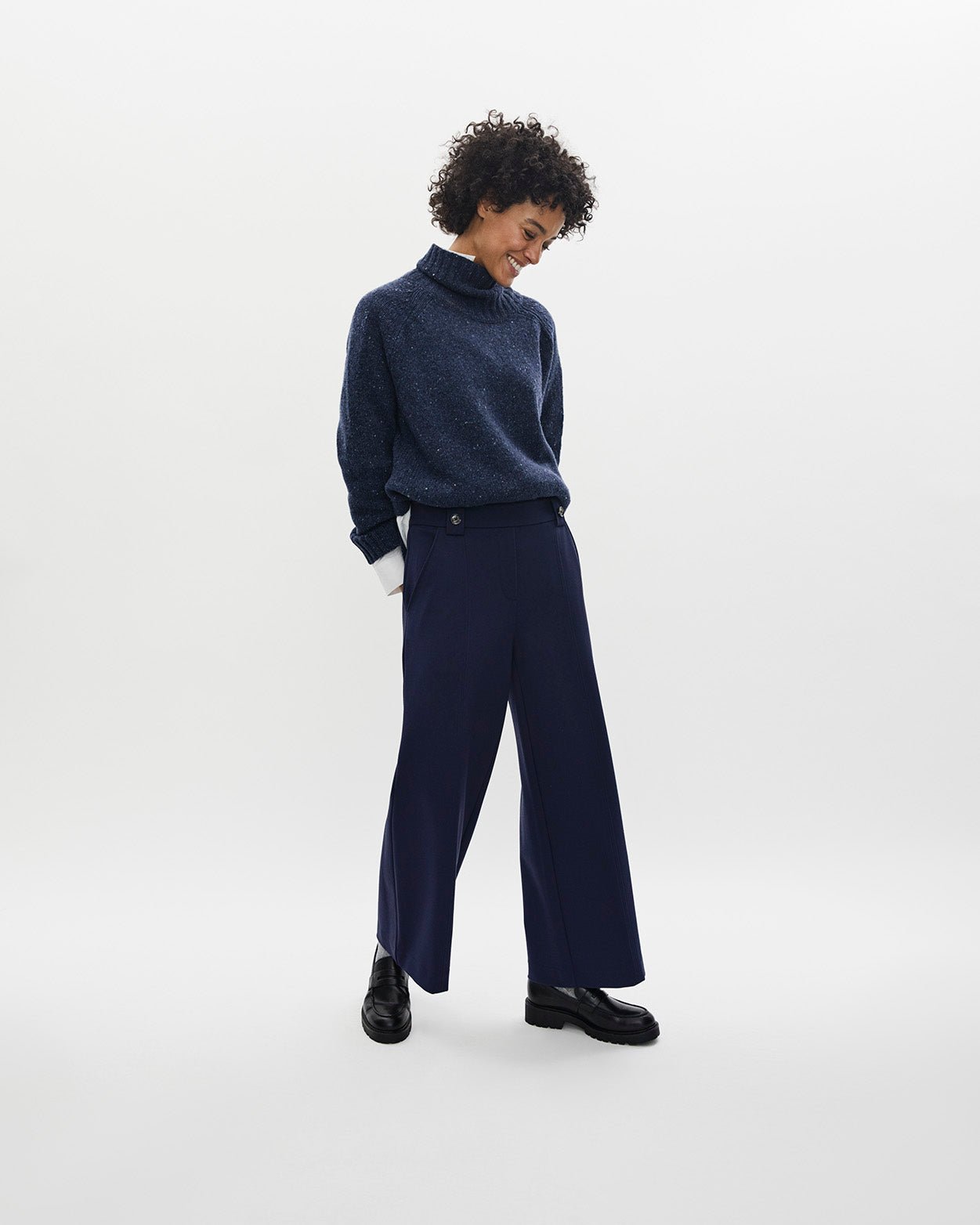 MasaiMasai MaFaenoria Loose Wool SweaterTopsNavy Blazer - Blue Water Clothing