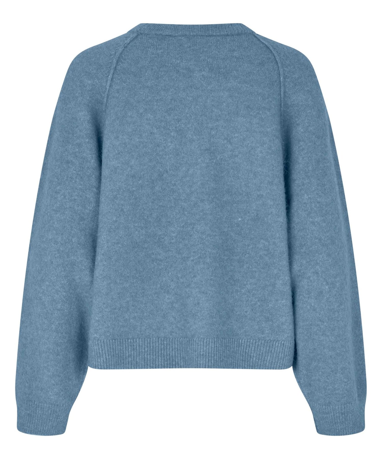 MasaiMasai MaFathia Regular KnitTopsMedium Grey Melange - Blue Water Clothing