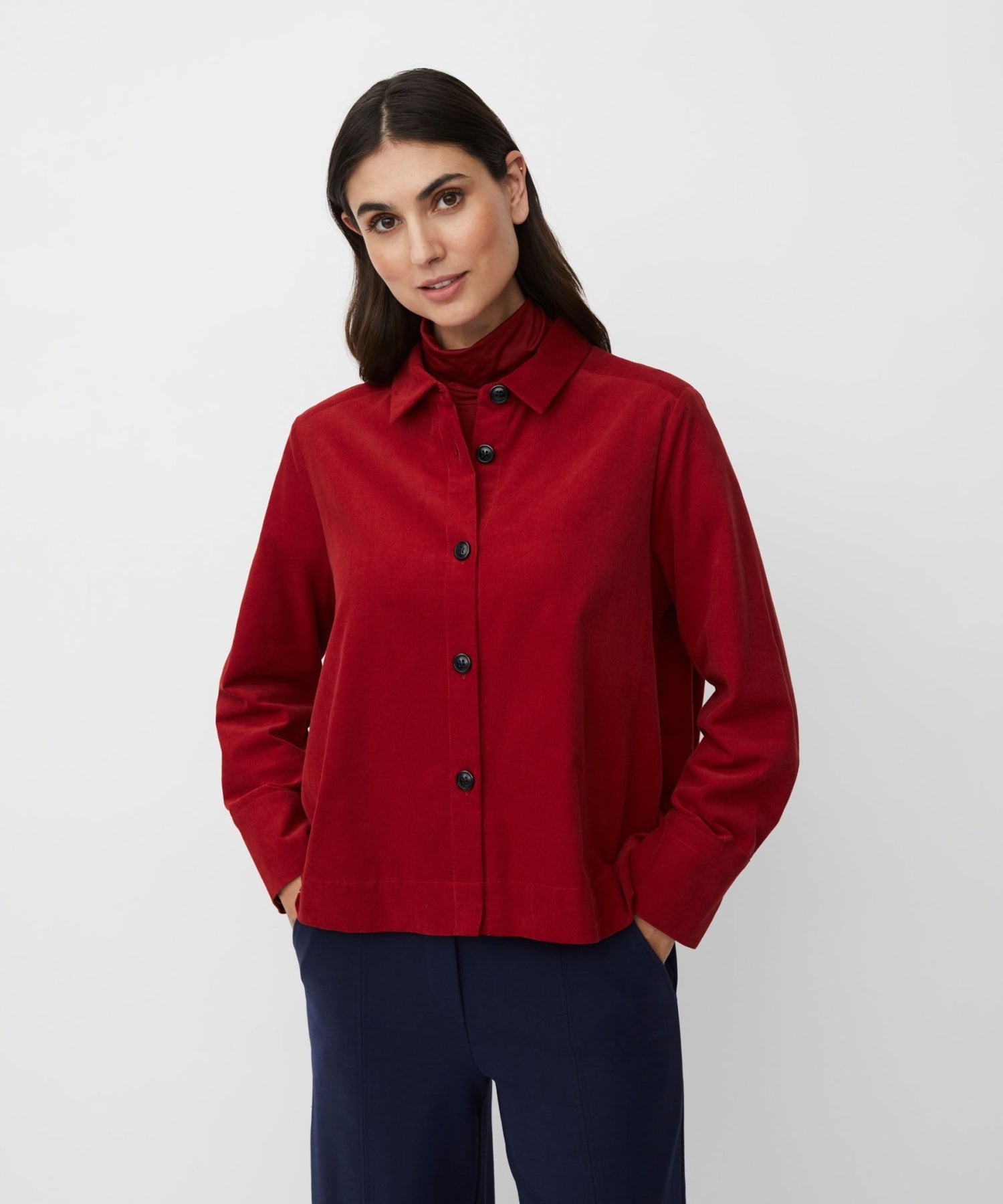 MasaiMasai MaIowa Loose Fit Jacket RedCoats & JacketsRed Dahlia - Blue Water Clothing
