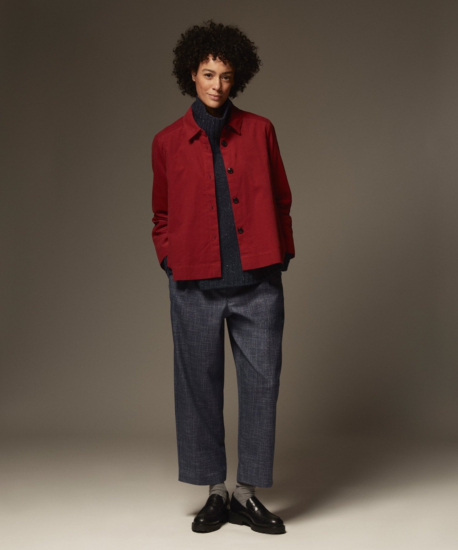 MasaiMasai MaIowa Loose Fit Jacket RedCoats & JacketsRed Dahlia - Blue Water Clothing