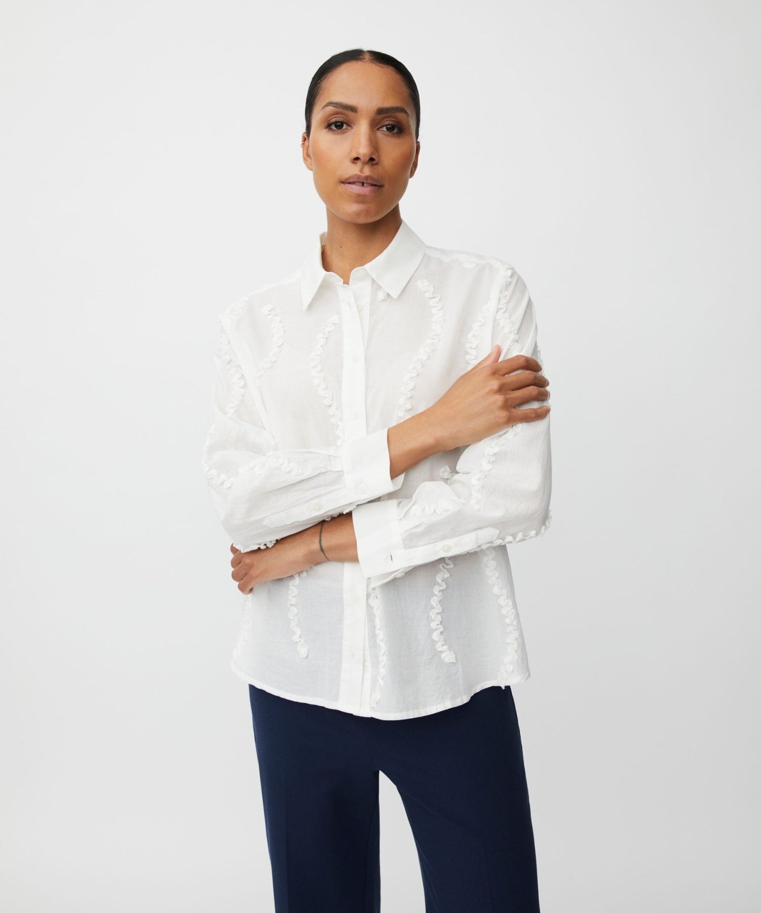 MasaiMasai MaMalmma Loose Shirt WhiteTopsJet Stream - Blue Water Clothing