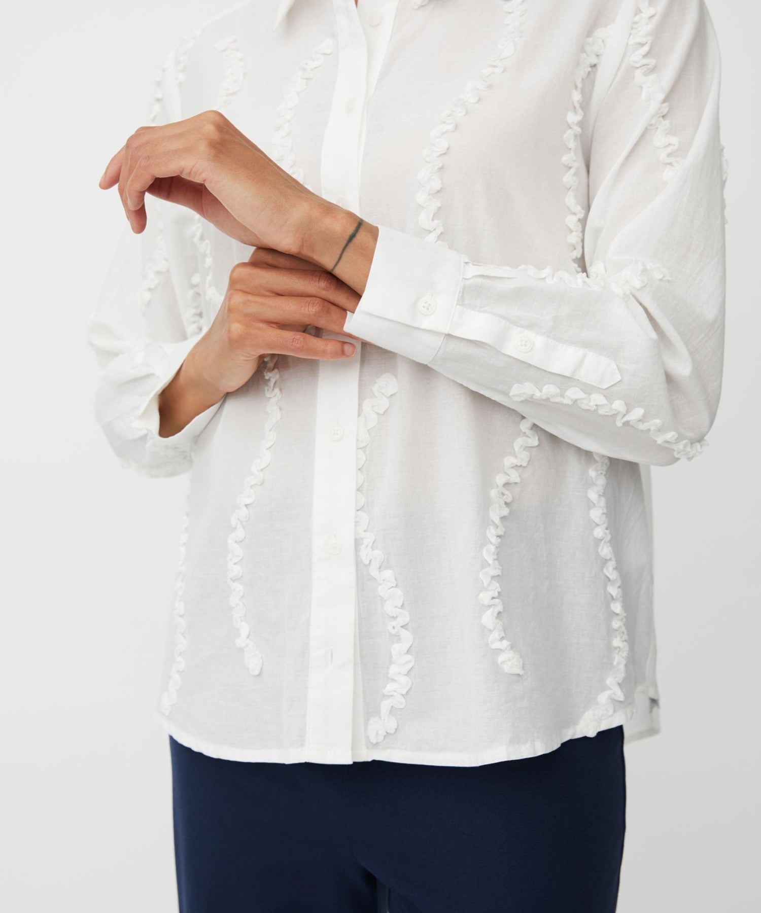 MasaiMasai MaMalmma Loose Shirt WhiteTopsJet Stream - Blue Water Clothing