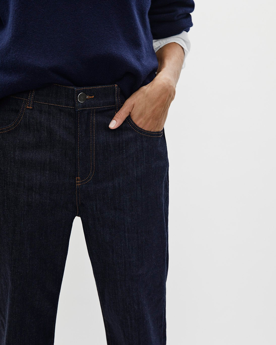 MasaiMasai MaPortiscan Cropped Fitted Jeans Dark DenimBottomsDark Denim - Blue Water Clothing