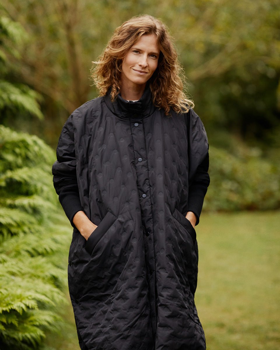 Masai MaTilda Oversize Quilted Jacket Black – Blue Water Clothing