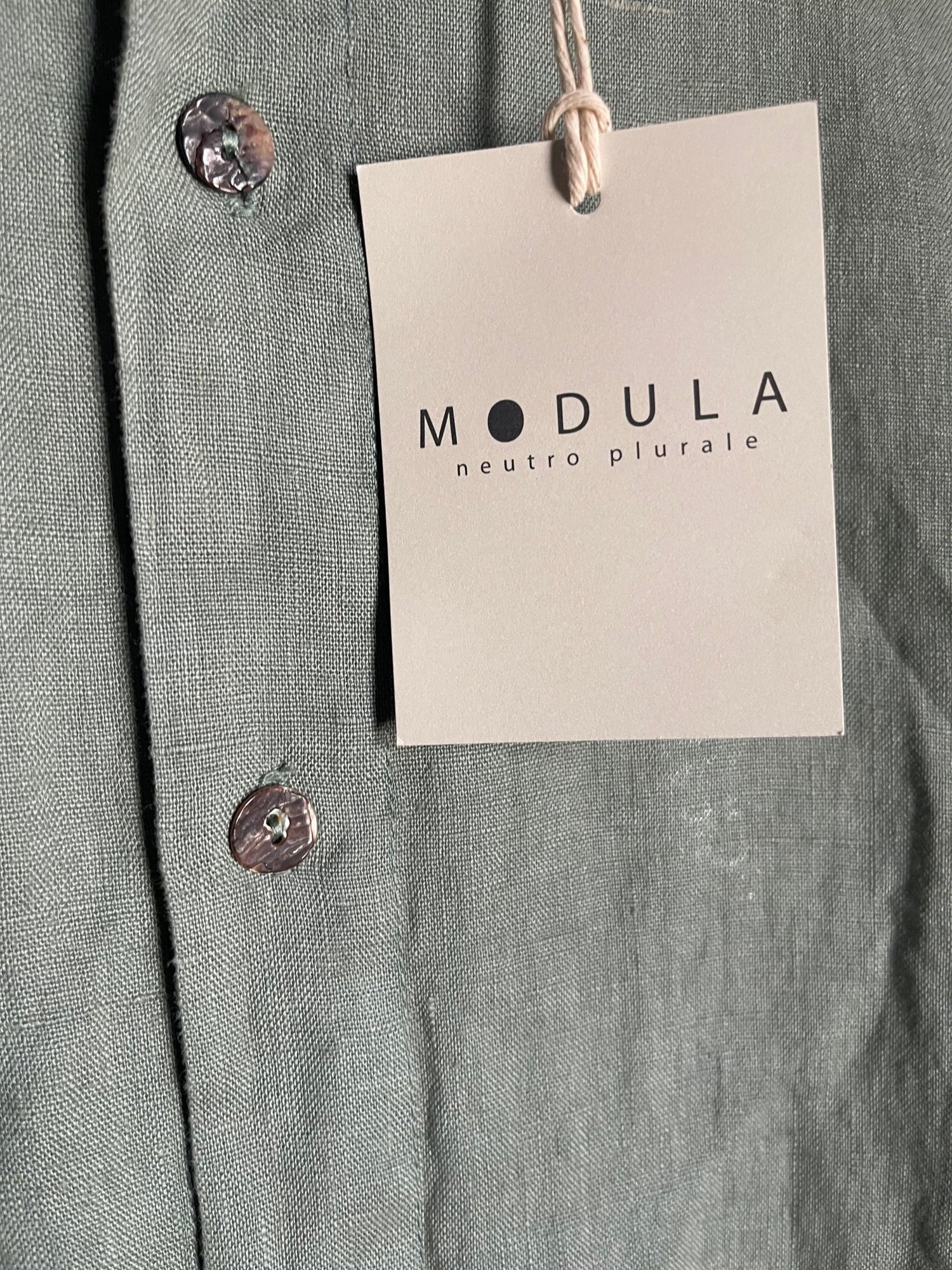 ModulaModula Long Wide Linen ShirtClothingAlloro - Blue Water Clothing