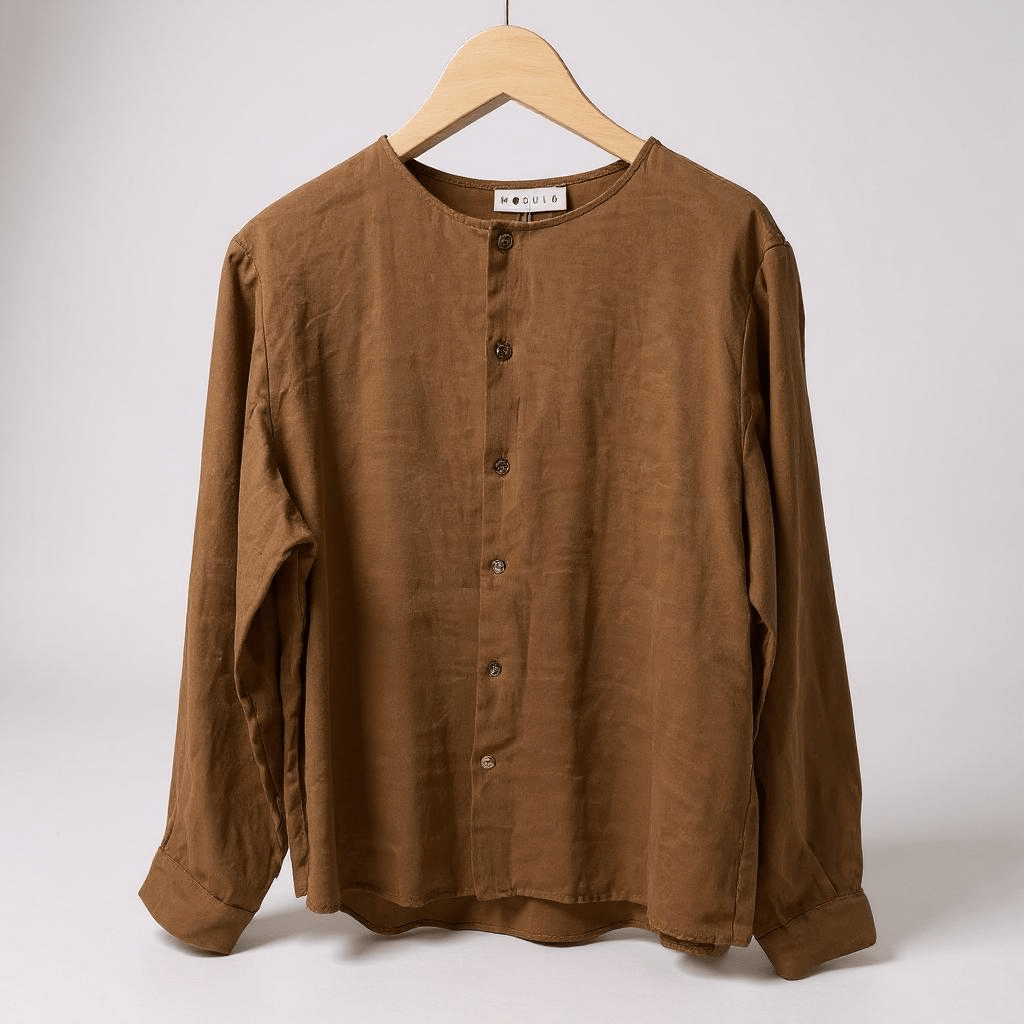 ModulaModula Regular Shirt Dark TabaccoClothingDark Tobacco - Blue Water Clothing