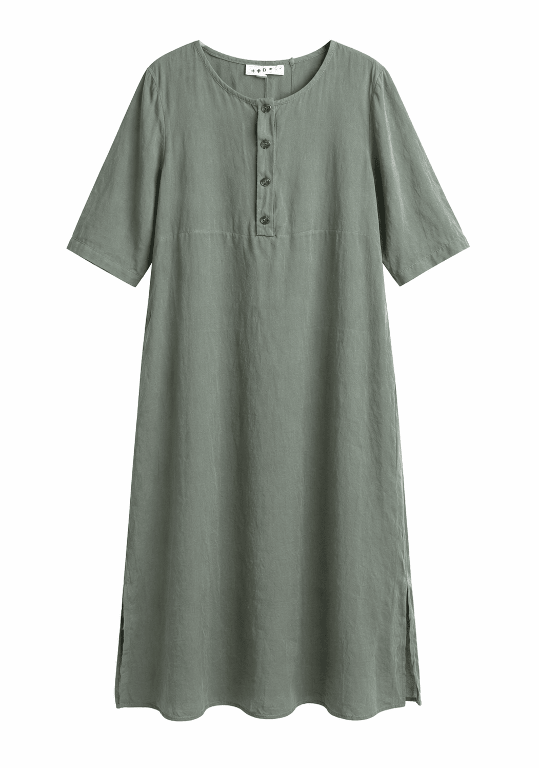 ModulaModula Long Wide Dress Alloro BlueClothingAlloro - Blue Water Clothing