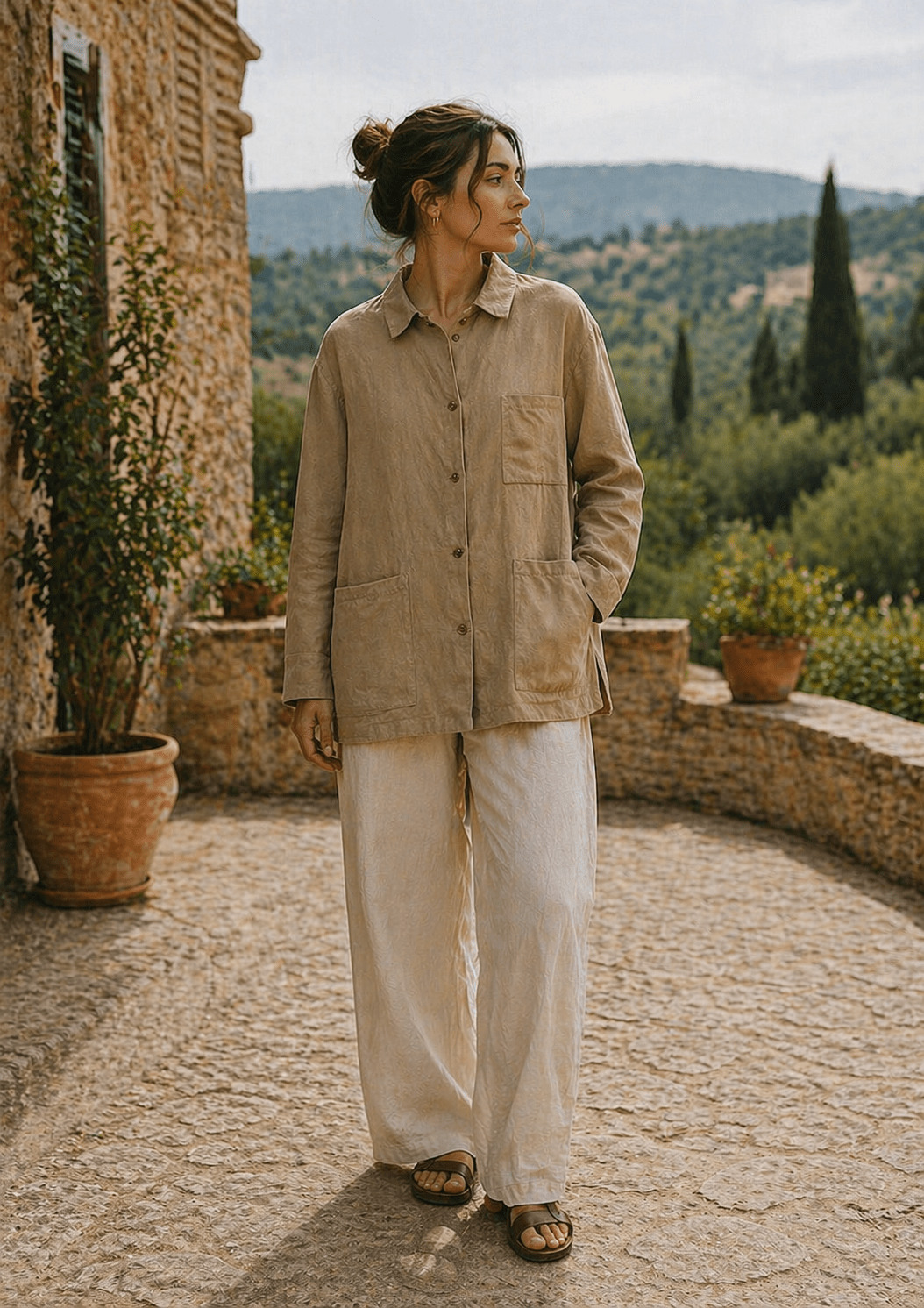ModulaModula Over 3 Pocket Shirt TortoraCoats & JacketsTortora - Blue Water Clothing