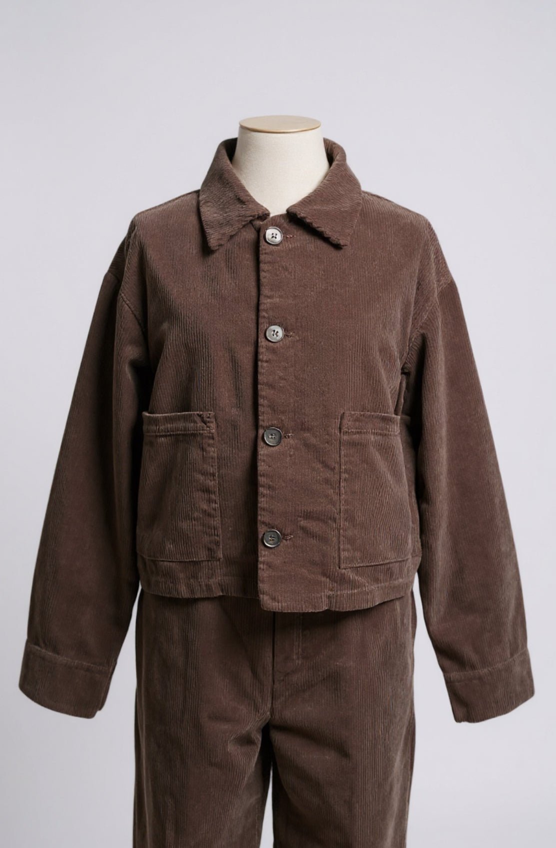 ModulaModula Overshirt Boxy ShapeTopsChocolate - Blue Water Clothing