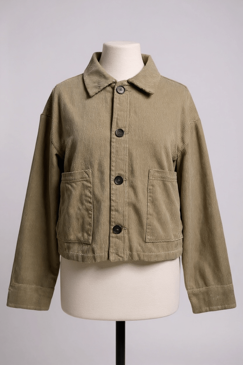 ModulaModula Overshirt Boxy ShapeTopsChinchilla - Blue Water Clothing