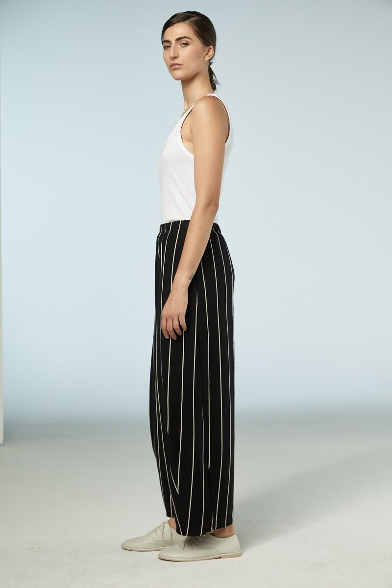 NeiramiNeirami Elastic Pleat Trousers NeraClothingNera - Blue Water Clothing