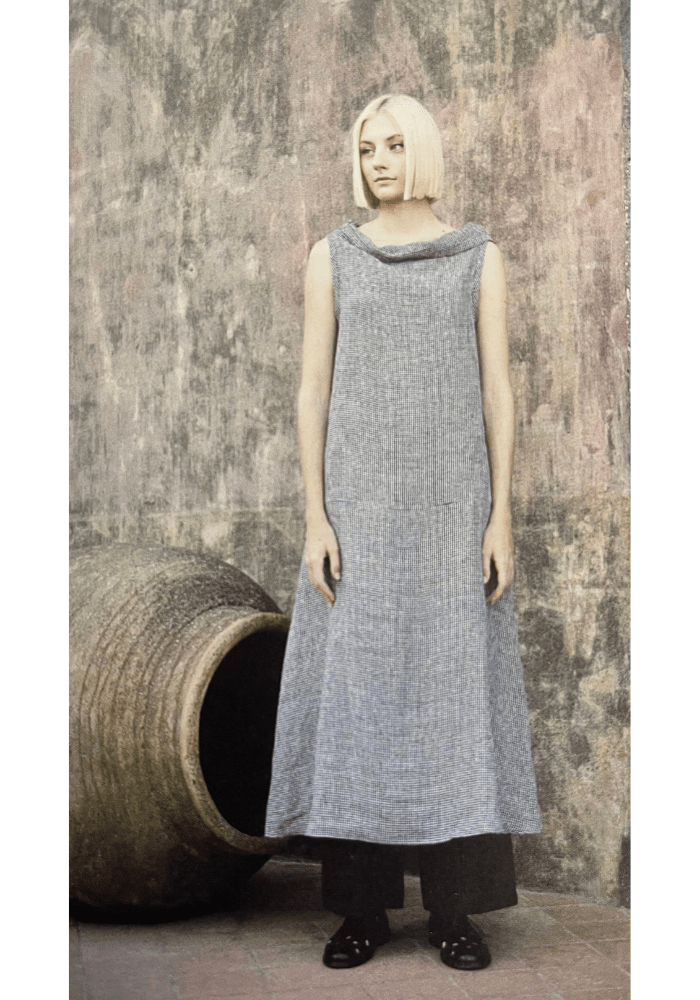 Neirami Maxi Neck Dress - Blue Water Clothing