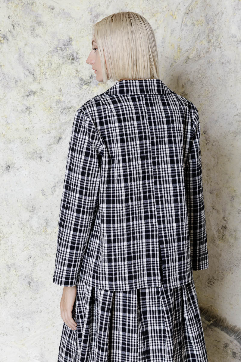 NeiramiNeirami Short Flared JacketJacketsNero - Blue Water Clothing