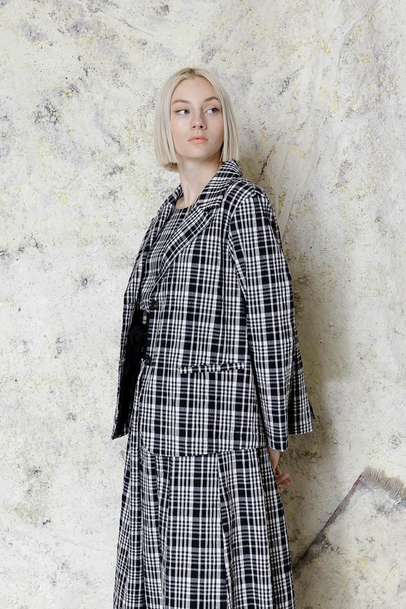 NeiramiNeirami Short Flared JacketJacketsNero - Blue Water Clothing