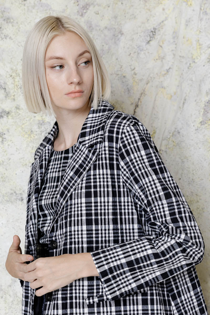 NeiramiNeirami Short Flared JacketJacketsNero - Blue Water Clothing