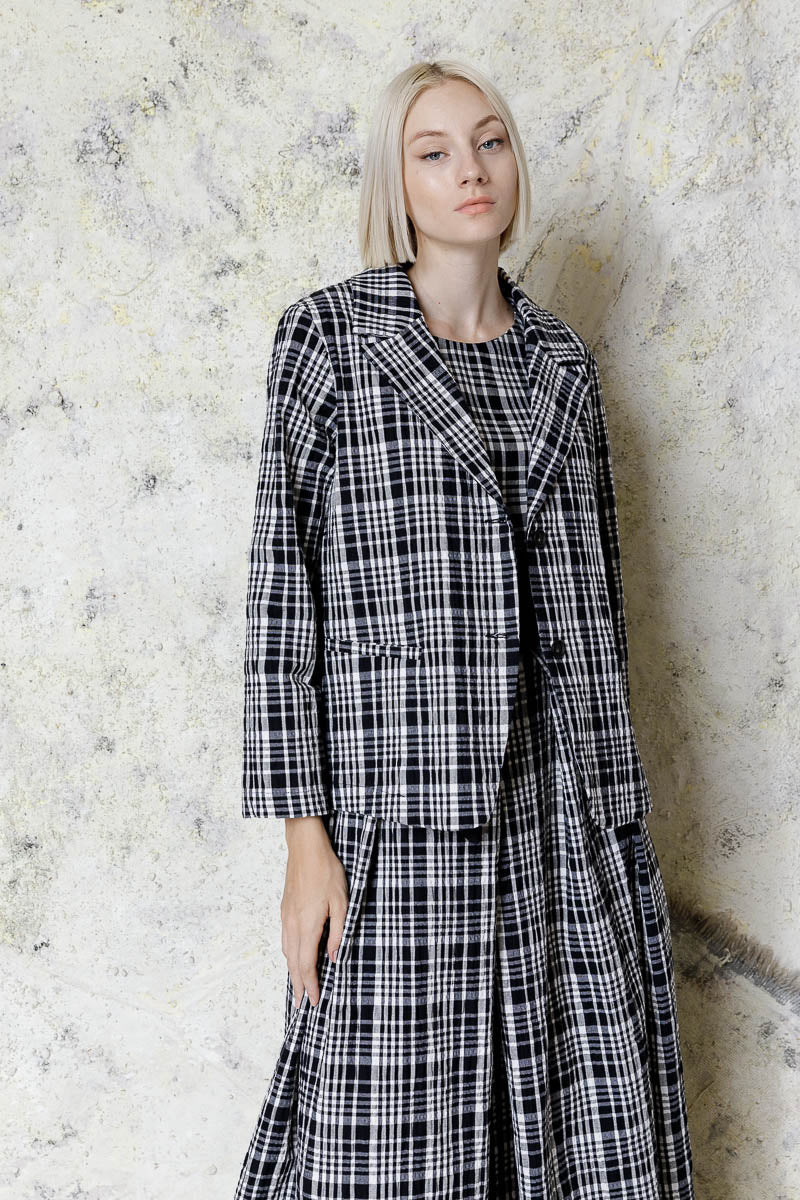 NeiramiNeirami Short Flared JacketJacketsNero - Blue Water Clothing