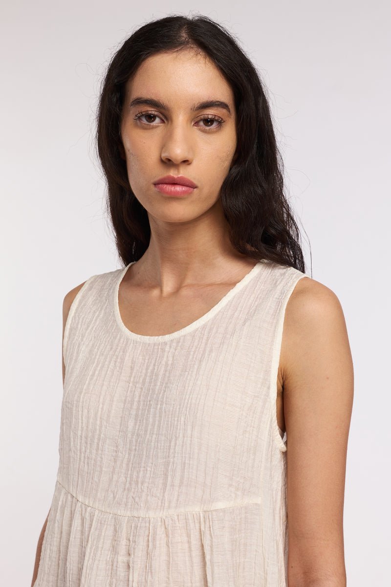 NeiramiNeirami Tank Top EcruClothingEcru - Blue Water Clothing